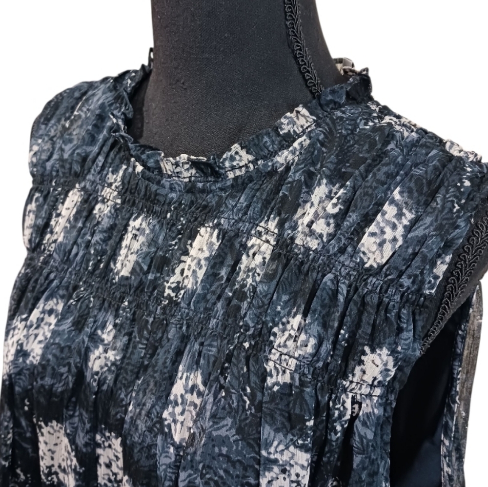 Joie Thelen Swing Dress Baltic Print Abstract - Picture 3 of 11